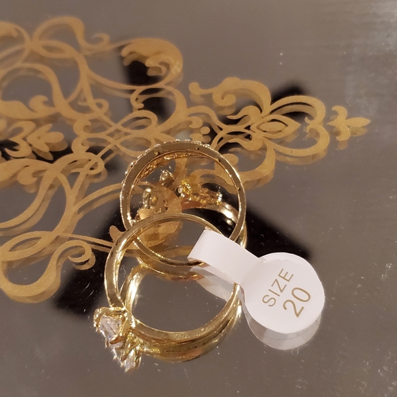 👸🏼👑Princess tiara gold ring set - Picture 8 of 8